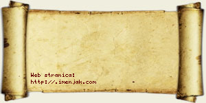 Sanja Kaloper vizit kartica